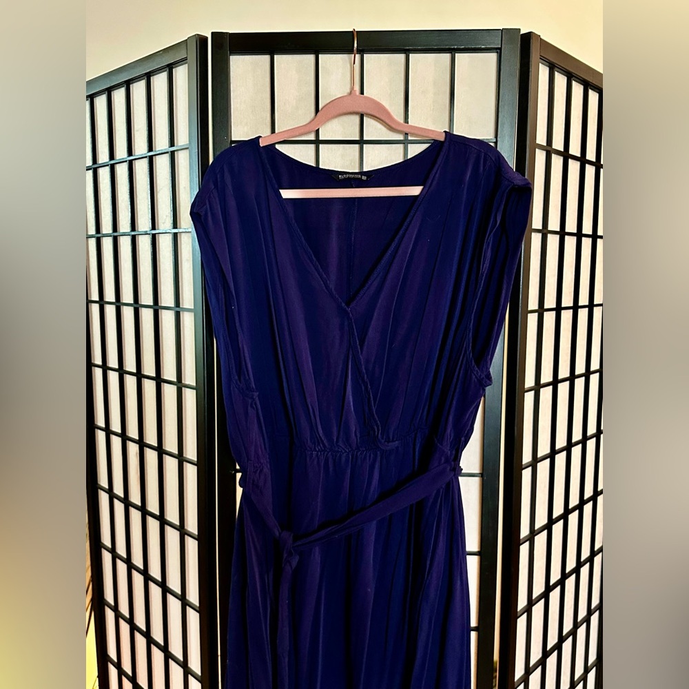 BloomChic Navy Wrap Midi Dress | Size US 26